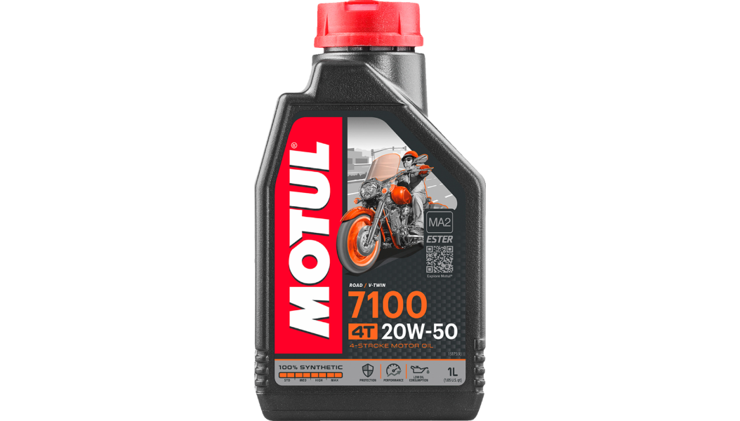 Motul 7100 4T Synthetic Oil.