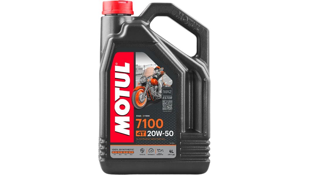 Motul: 7100 4T Synthetic Oil.