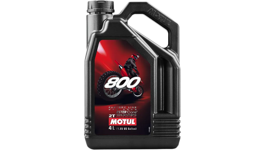 Motul: 800 2T Off-Road Synthetic Oil.