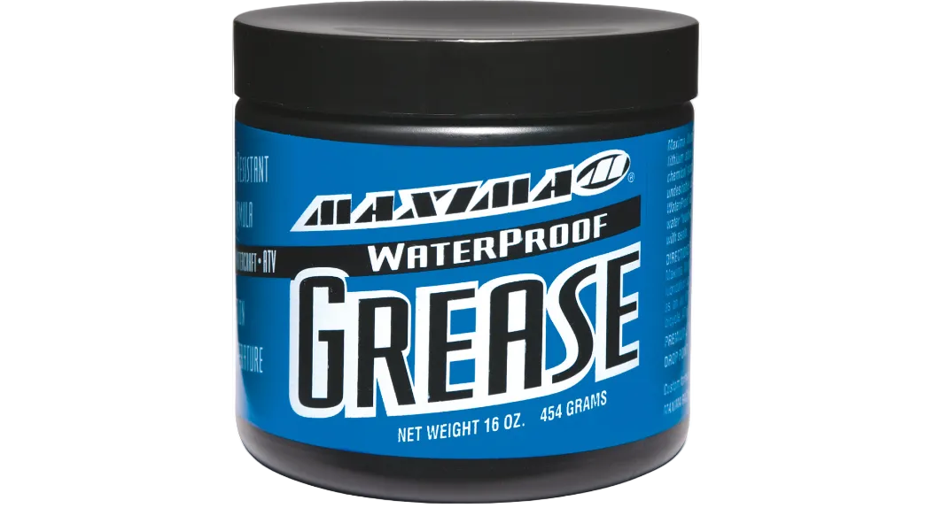 Maxima: Waterproof Grease Tub.