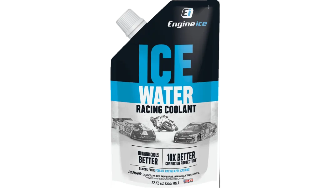 Engine Ice: Ice Water Coolant Mix.