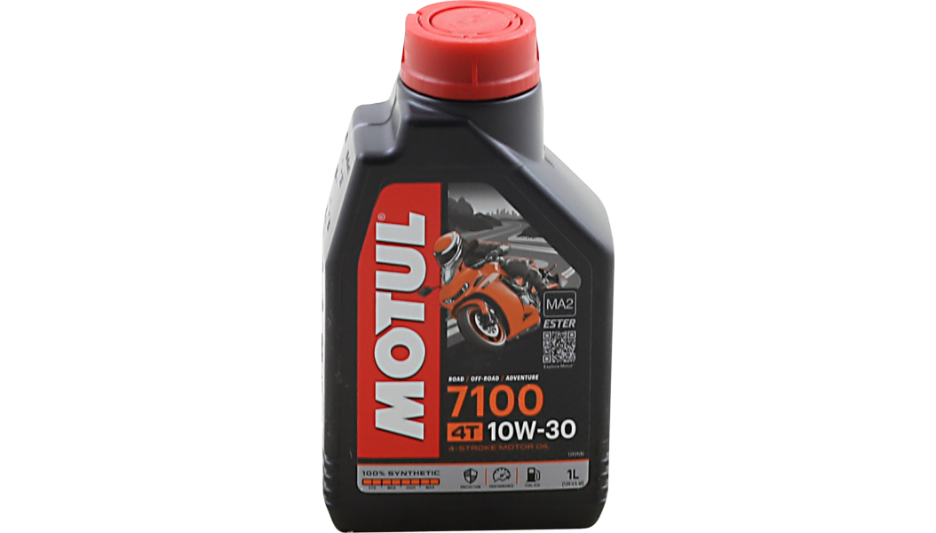 Motul 7100 4T Synthetic Oil.