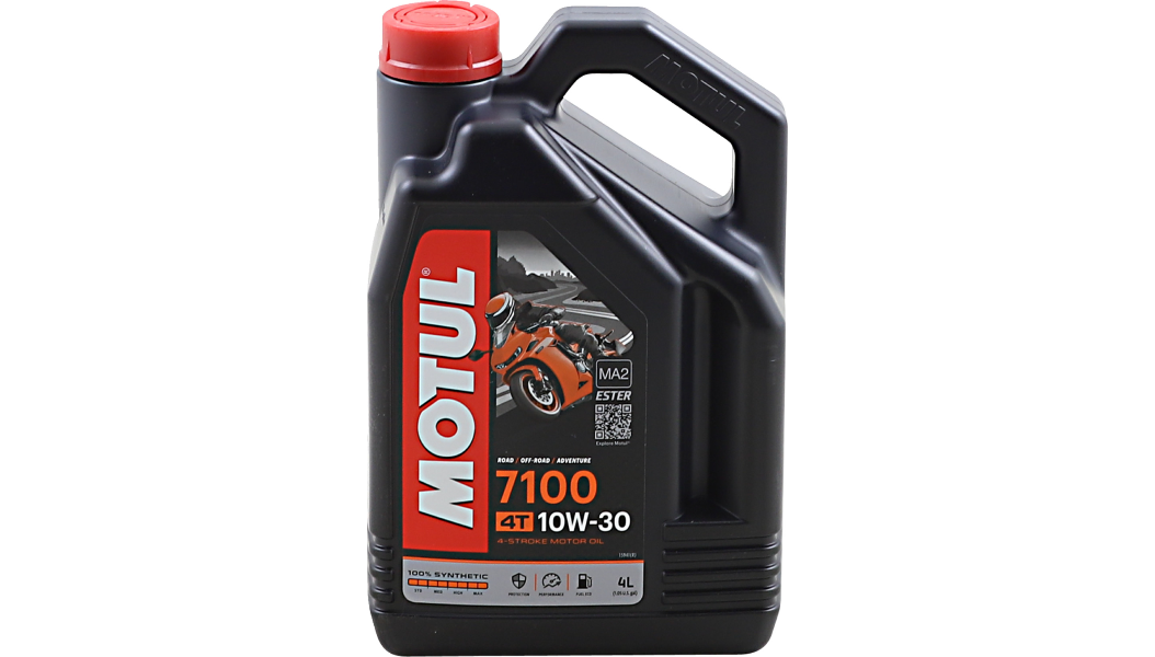 Motul 7100 4T Synthetic Oil.