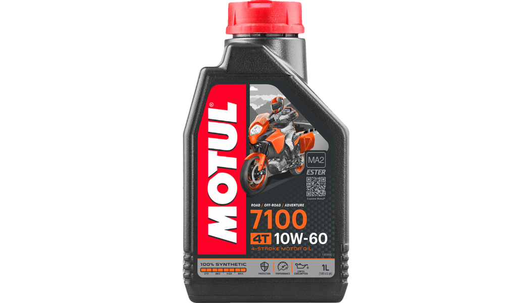 Motul 7100 4T Synthetic Oil.