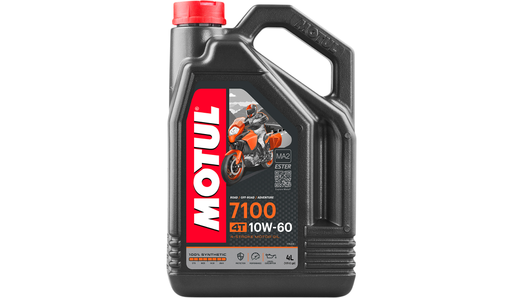 Motul 7100 4T Synthetic Oil.