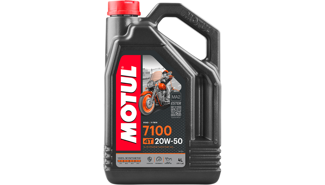 Motul 7100 4T Synthetic Oil.