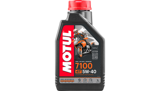 Motul 7100 4T Synthetic Oil.