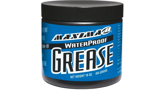 Maxima: Waterproof Grease Tub.